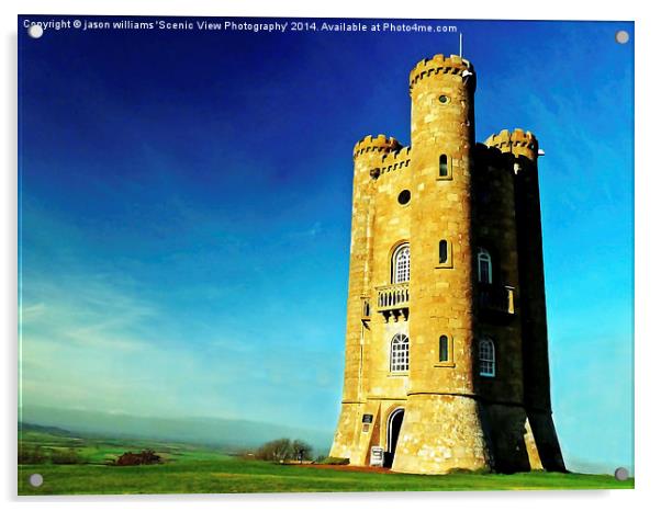 Broadway Tower (#2 Colour) Acrylic by Jason Williams