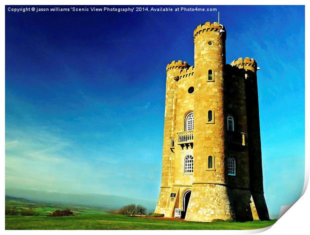 Broadway Tower (#2 Colour) Print by Jason Williams