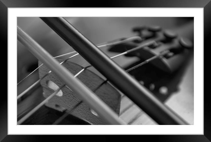 Ryans Violin Framed Mounted Print by Steve Hardiman