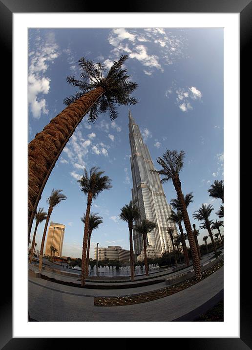 Burj Khalifa 1 Framed Mounted Print by Andreas Klatt