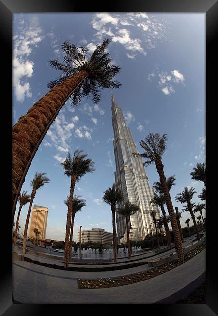 Burj Khalifa 1 Framed Print by Andreas Klatt