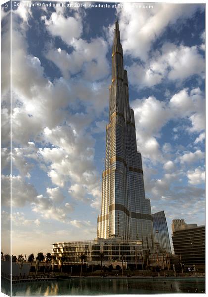 Burj Khalifa 2 Canvas Print by Andreas Klatt