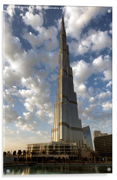 Burj Khalifa 2 Acrylic by Andreas Klatt