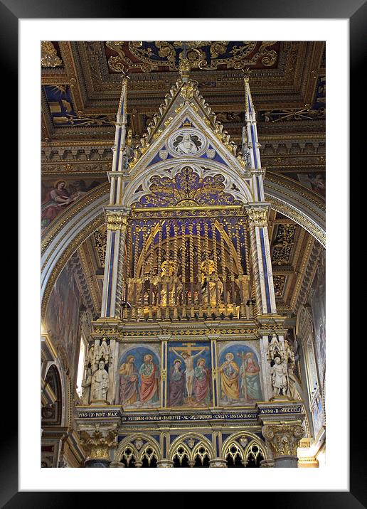 The basilica of Saint John Lateran Framed Mounted Print by Tony Murtagh