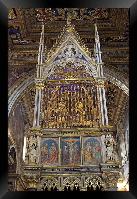 The basilica of Saint John Lateran Framed Print by Tony Murtagh