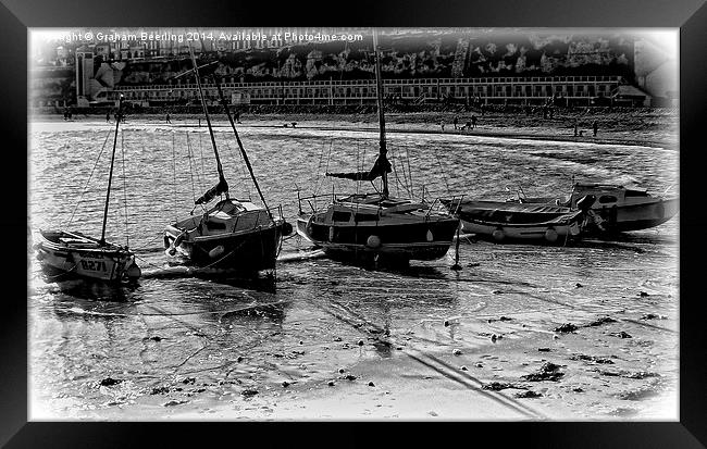 Beached Boats Framed Print by Graham Beerling
