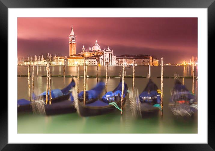 Venice Framed Mounted Print by Gail Johnson
