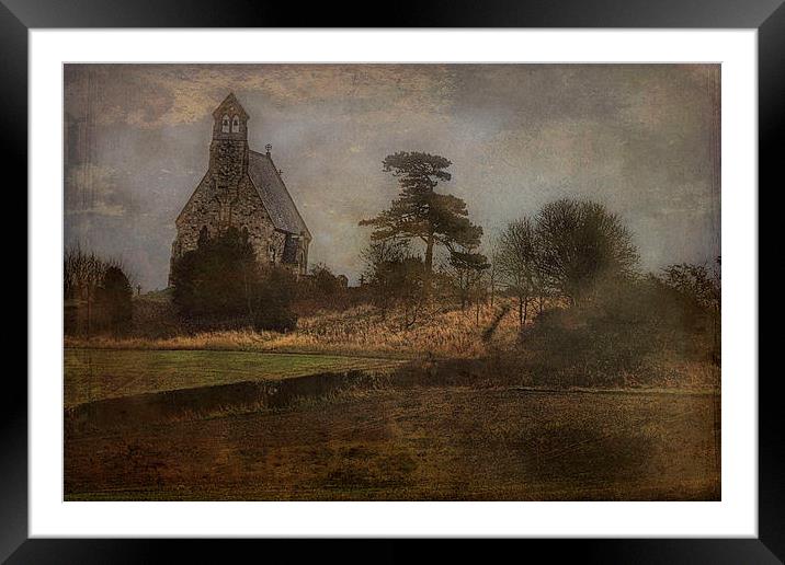 Old North Yorkshire Church (Textured) Framed Mounted Print by Martin Parkinson