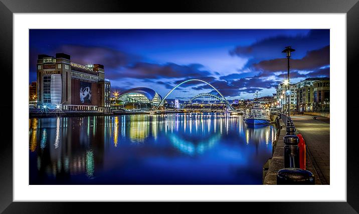 River Tyne Framed Mounted Print by Brian Smith