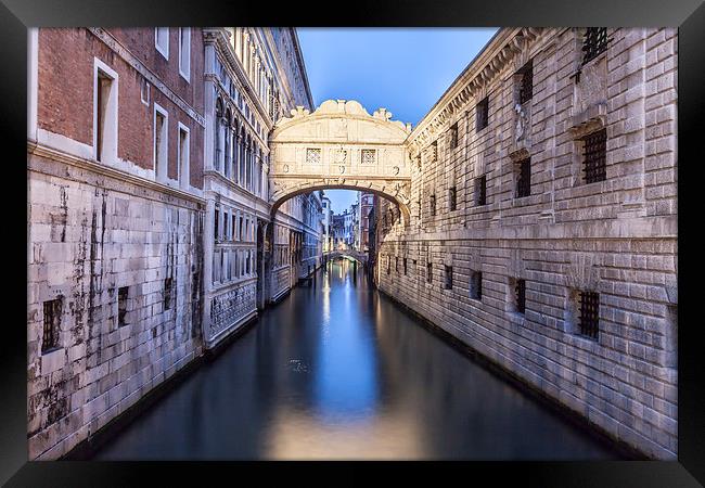 Venice Canal Framed Print by Gail Johnson