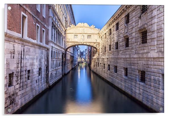 Venice Canal Acrylic by Gail Johnson