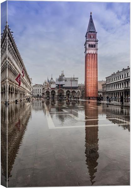 St Marks Square Canvas Print by Gail Johnson