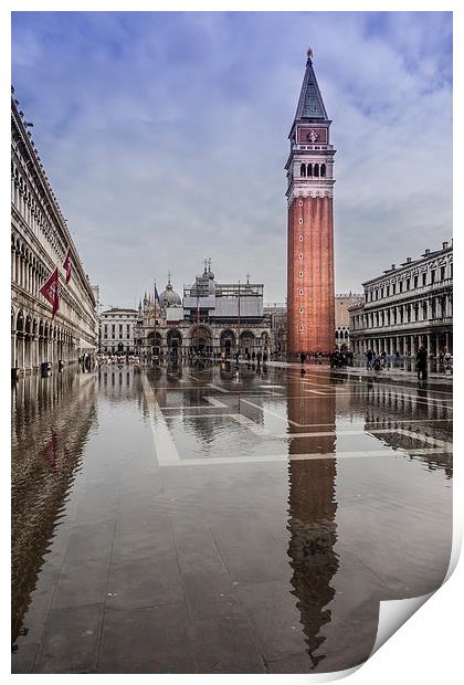 St Marks Square Print by Gail Johnson