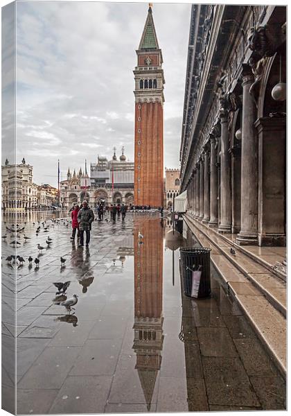 St Marks Square Canvas Print by Gail Johnson