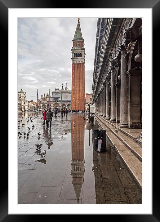 St Marks Square Framed Mounted Print by Gail Johnson
