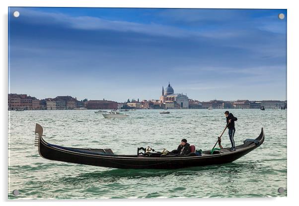 Venice Canal Acrylic by Gail Johnson