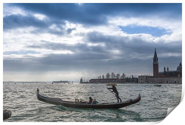 Gondola Print by Gail Johnson