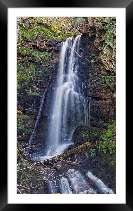 The High Falls,Fairlie Framed Mounted Print by Geo Harris