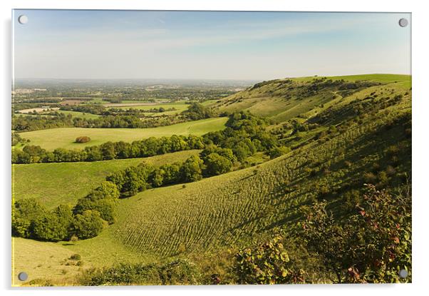 ditchling beacon Acrylic by Eddie Howland