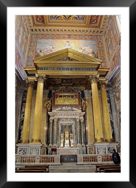 Basilica of St John Lateran Framed Mounted Print by Tony Murtagh