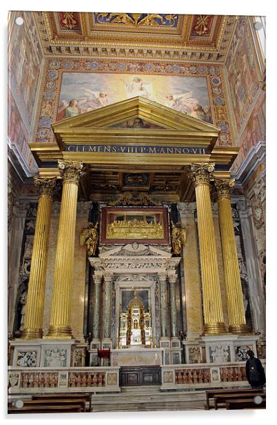 Basilica of St John Lateran Acrylic by Tony Murtagh