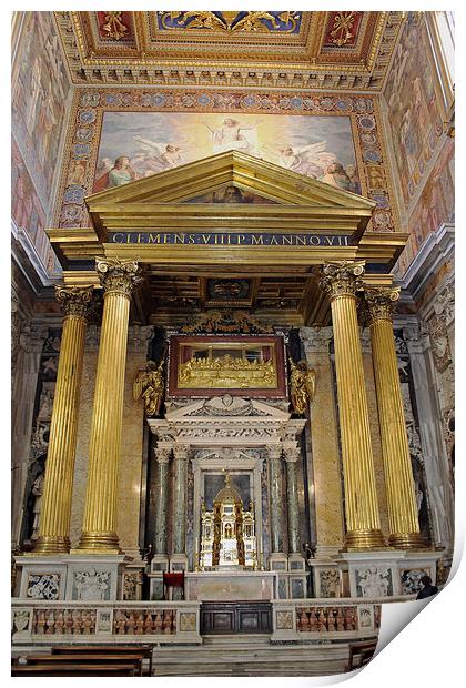 Basilica of St John Lateran Print by Tony Murtagh