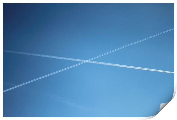 x marks the spot Print by Simon Nortley