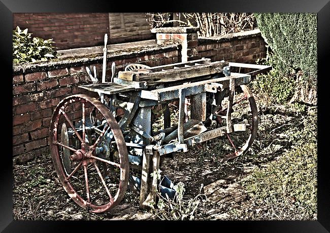 Old Farm Machine Framed Print by Colin Daniels