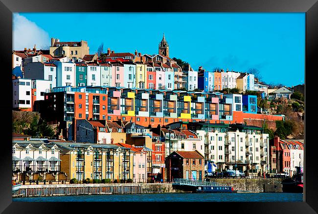 Colourful Hotwells Framed Print by mike Davies
