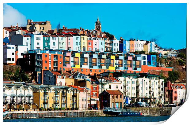 Colourful Hotwells Print by mike Davies