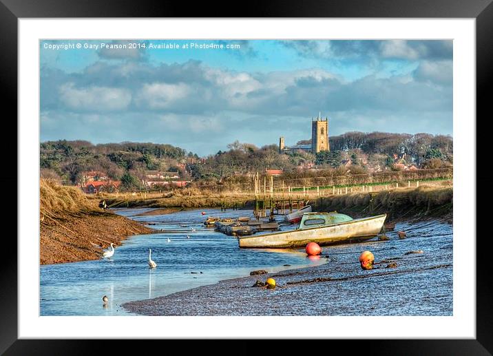 The view towards Blakeney Framed Mounted Print by Gary Pearson