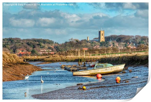The view towards Blakeney Print by Gary Pearson