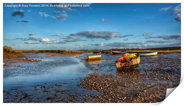 Morston in Norfolk Print by Gary Pearson