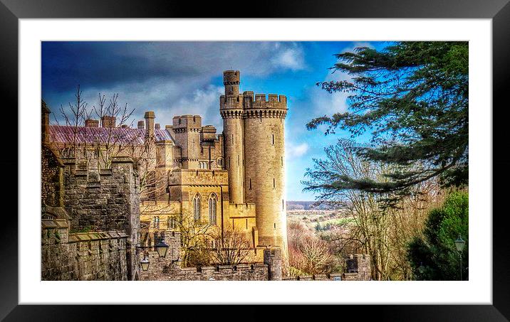Arundel Castle Sussex Framed Mounted Print by Scott Anderson