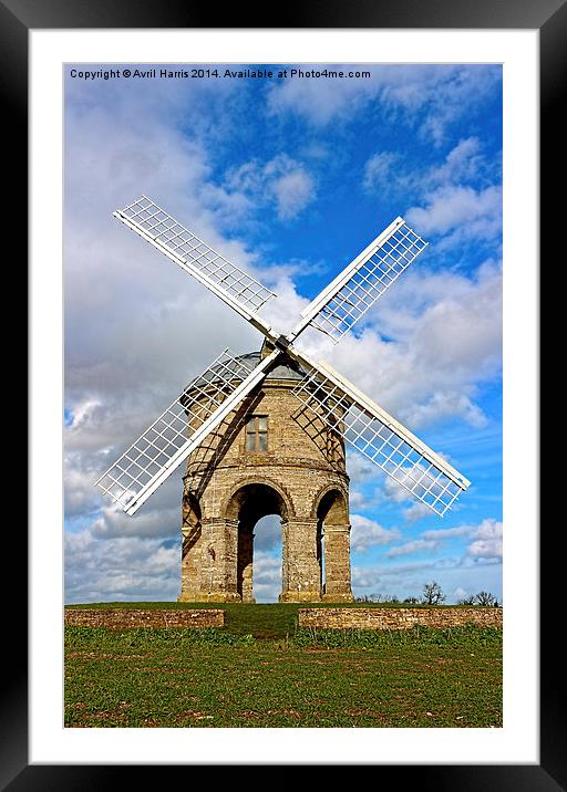 Chesterton Windmill Warwickshire Framed Mounted Print by Avril Harris