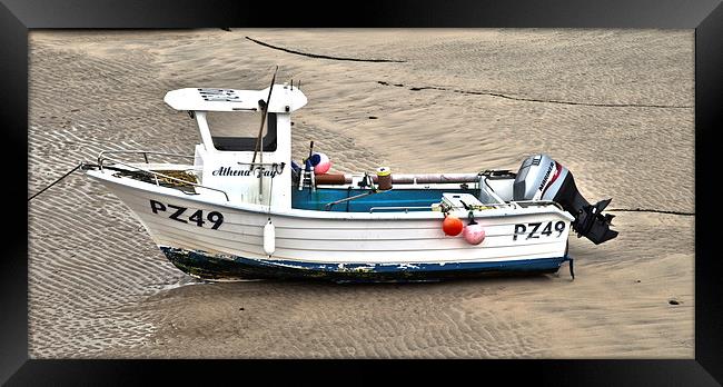 Small Fishing Boat Framed Print by Colin Daniels