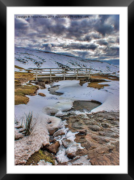 Winter in the Yorkshire Dales Framed Mounted Print by Trevor Kersley RIP