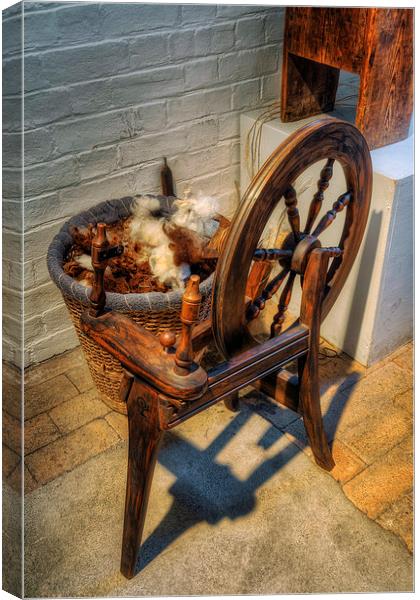 Spinning Wheel Canvas Print by Ian Mitchell
