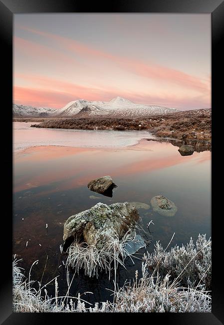 Majestic Winter Sunrise Framed Print by Robert Strachan