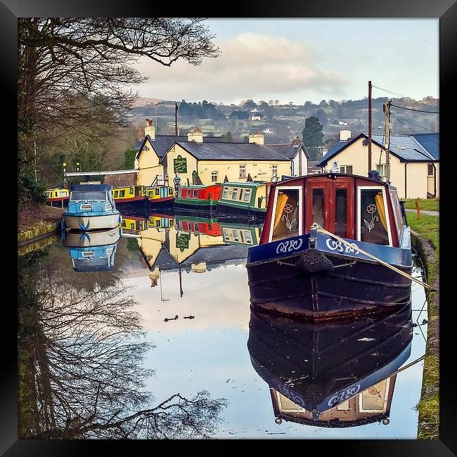 The Monmouthshire and Brecon Canal Framed Print by Steve Liptrot