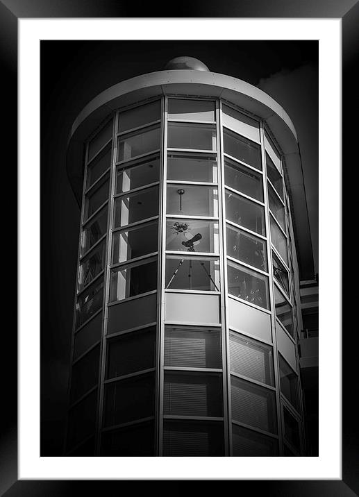 The Watching Tower Framed Mounted Print by Ian Johnston  LRPS
