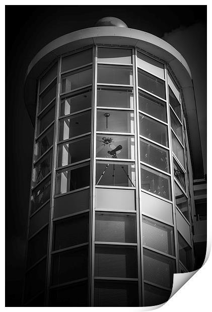 The Watching Tower Print by Ian Johnston  LRPS