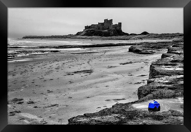 Bamburgh Beach Police Framed Print by Northeast Images