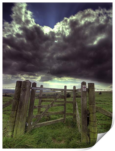 storm cloud Print by Eddie Howland