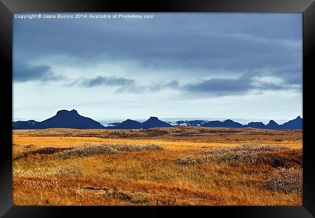 Beautiful Iceland Framed Print by Jasna Buncic