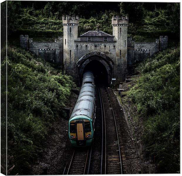Clayton Tunnel Canvas Print by Chris Lord