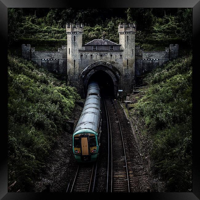 Clayton Tunnel Framed Print by Chris Lord