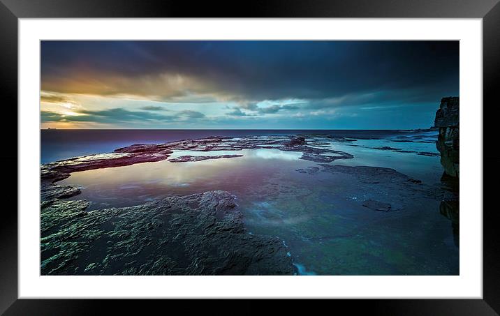 Rising Framed Mounted Print by Mark Lucey