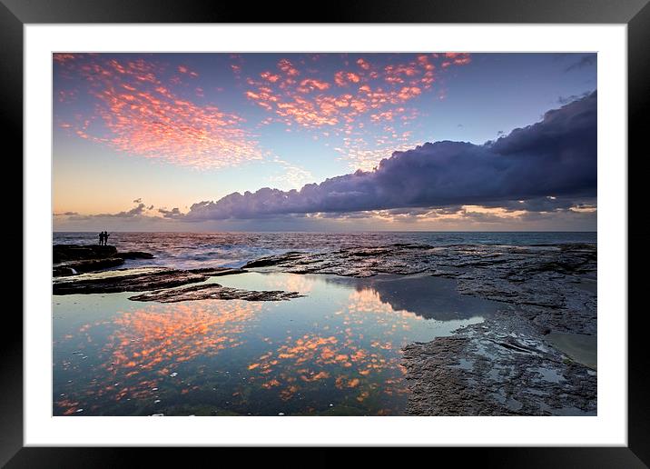 Rising Framed Mounted Print by Mark Lucey