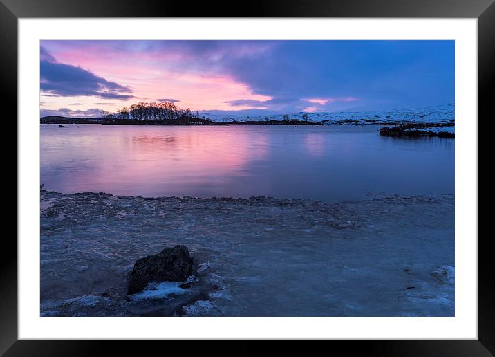 Rannoch Moor Dawn Framed Mounted Print by James Grant